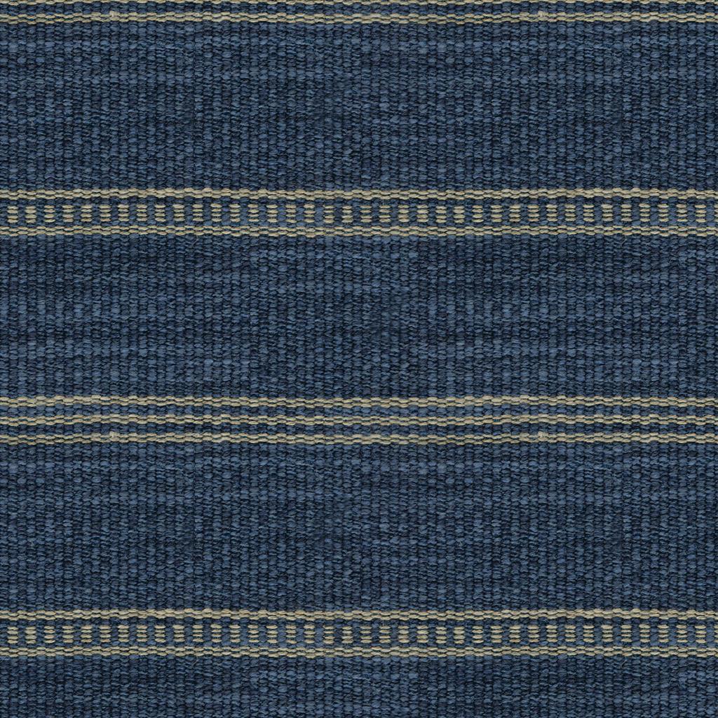 Kravet SADDLE STRIPE INDIGO Upholstery Fabric