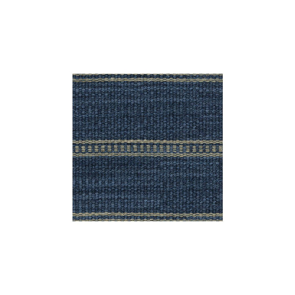 Kravet Saddle Stripe Indigo Fabric