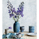 Schumacher Mizu Grey Wallpaper