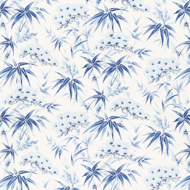 Schumacher Arita Floral Porcelain Wallpaper