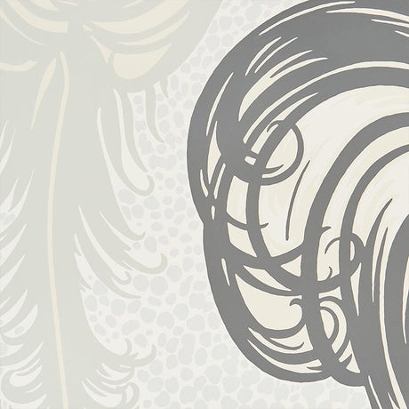 Schumacher Plumes Champagne Wallpaper