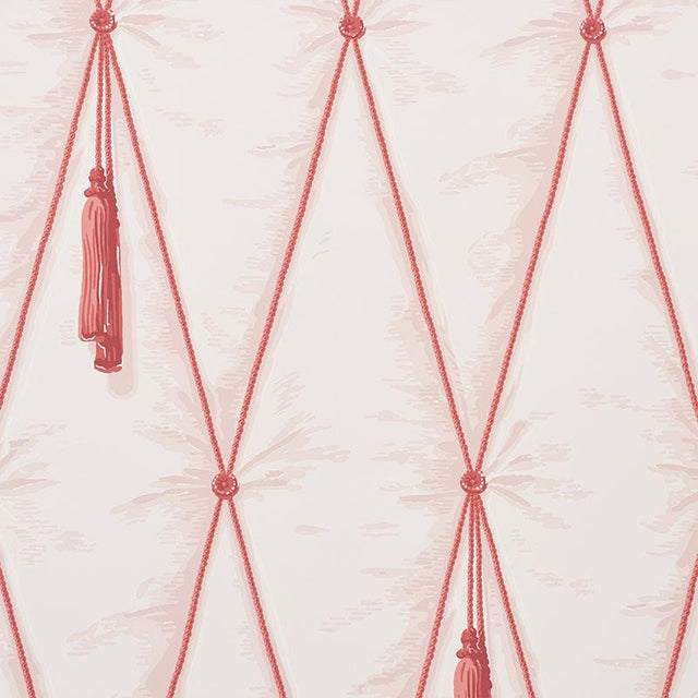 Schumacher Drapery Blush Wallpaper
