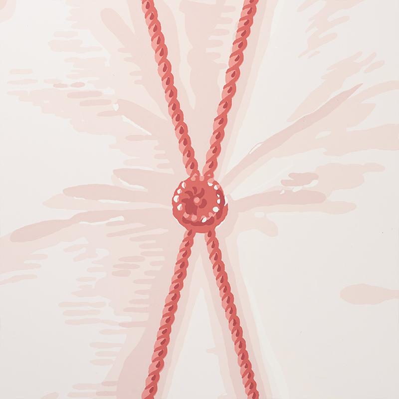 Schumacher Drapery Blush Wallpaper