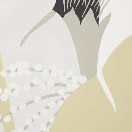 Schumacher Ananas Neutral Wallpaper