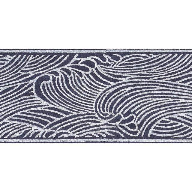 Schumacher Indigo Umi Tape