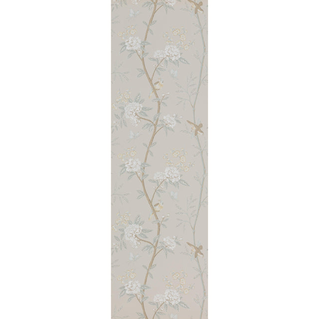 G P & J Baker PEONY & BLOSSOM SOFT AQUA Wallpaper