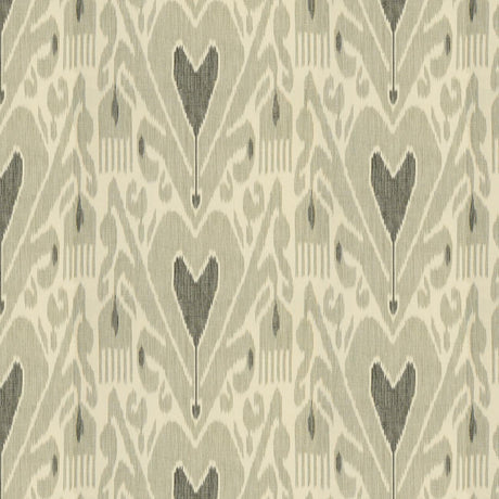 Lee Jofa KHALAT IKAT EBONY/PEWTER Fabric