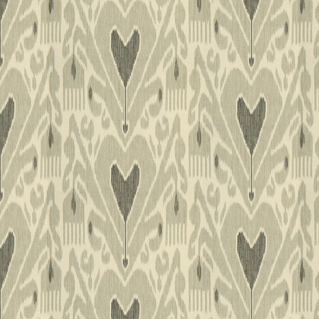 Lee Jofa KHALAT IKAT EBONY/PEWTER Fabric