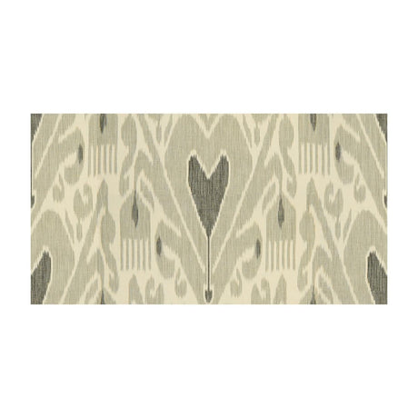 Lee Jofa Khalat Ikat Ebony/Pewter Fabric