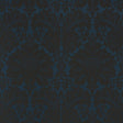 Schumacher Maggiore Damasco Midnight Fabric