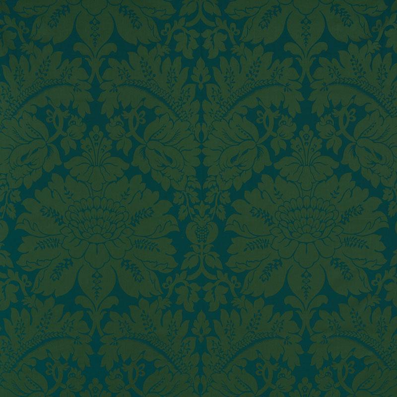 Schumacher Maggiore Damasco Emerald Fabric