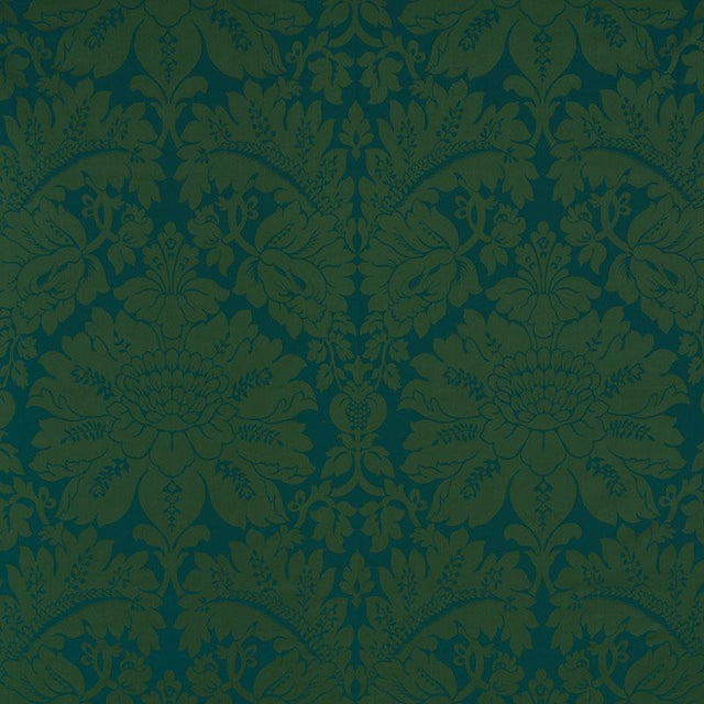 Schumacher Maggiore Damasco Emerald Fabric