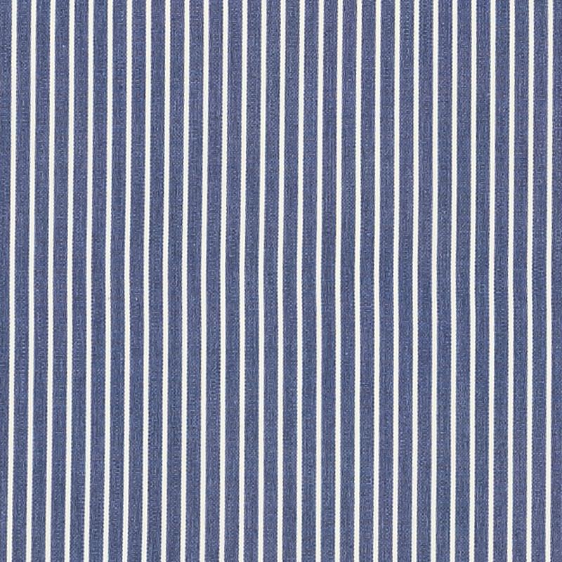 Schumacher Edie Stripe Navy Fabric