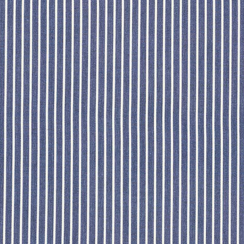 Schumacher Edie Stripe Navy Fabric