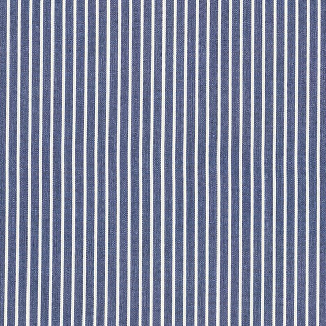 Schumacher Edie Stripe Navy Fabric