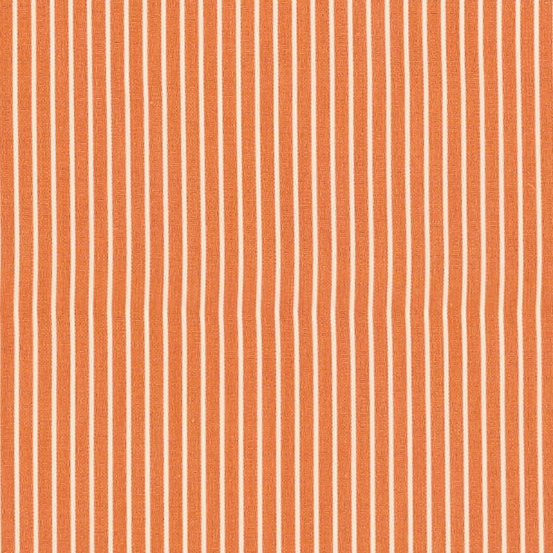 Schumacher Edie Stripe Orange Fabric