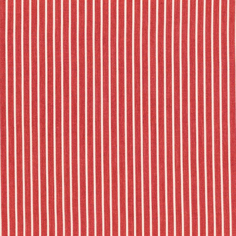 Schumacher Edie Stripe Red Fabric