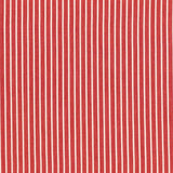 Schumacher Edie Stripe Red Fabric