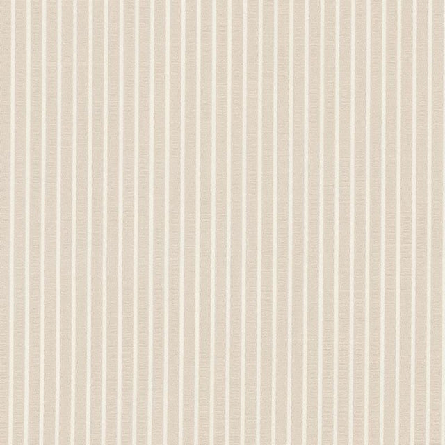 Schumacher Edie Stripe Taupe Fabric