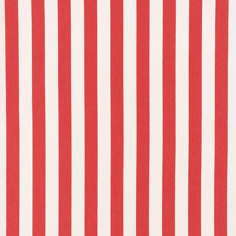 Schumacher Andy Stripe Red Fabric