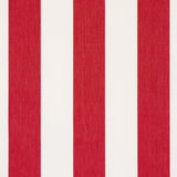 Schumacher Andy Stripe Red Fabric