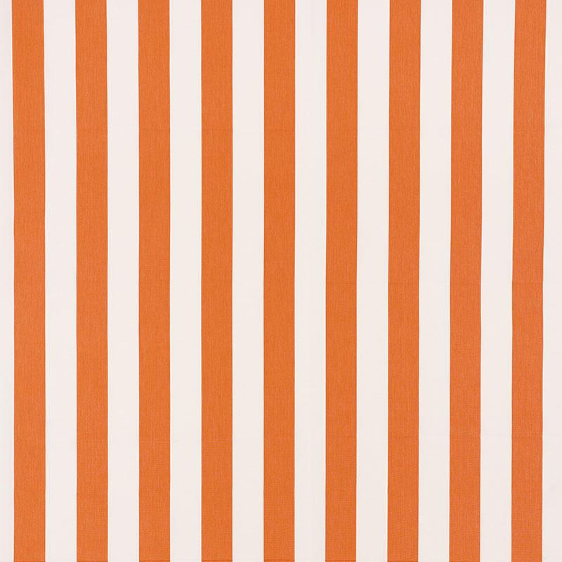 Schumacher Andy Stripe Orange Fabric