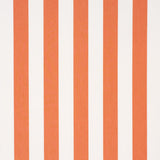 Schumacher Andy Stripe Orange Fabric