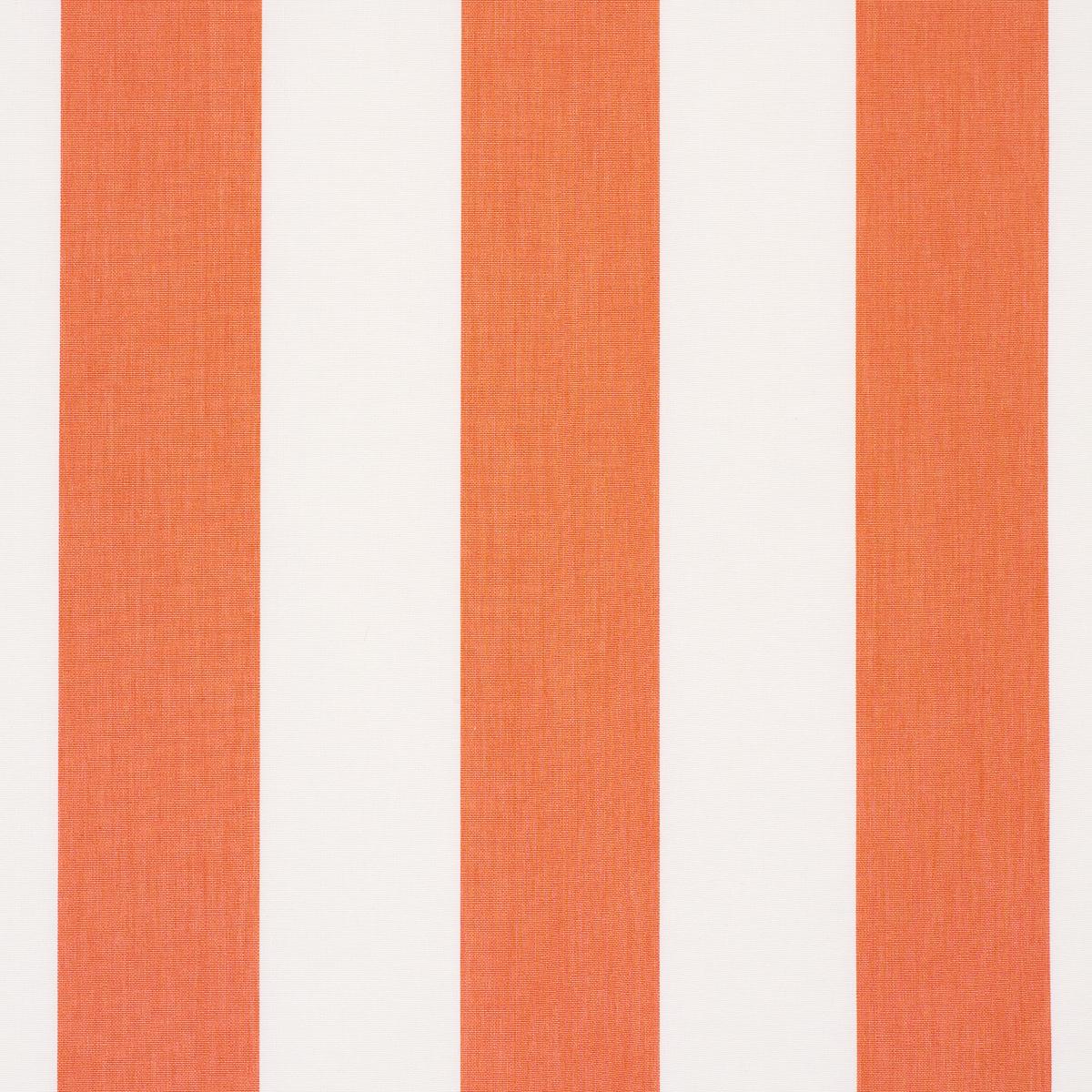 Schumacher Andy Stripe Orange Fabric