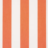 Schumacher Andy Stripe Orange Fabric