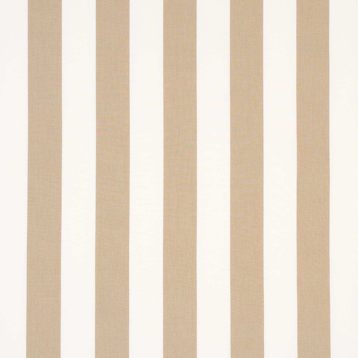 Schumacher Andy Stripe Sand Fabric