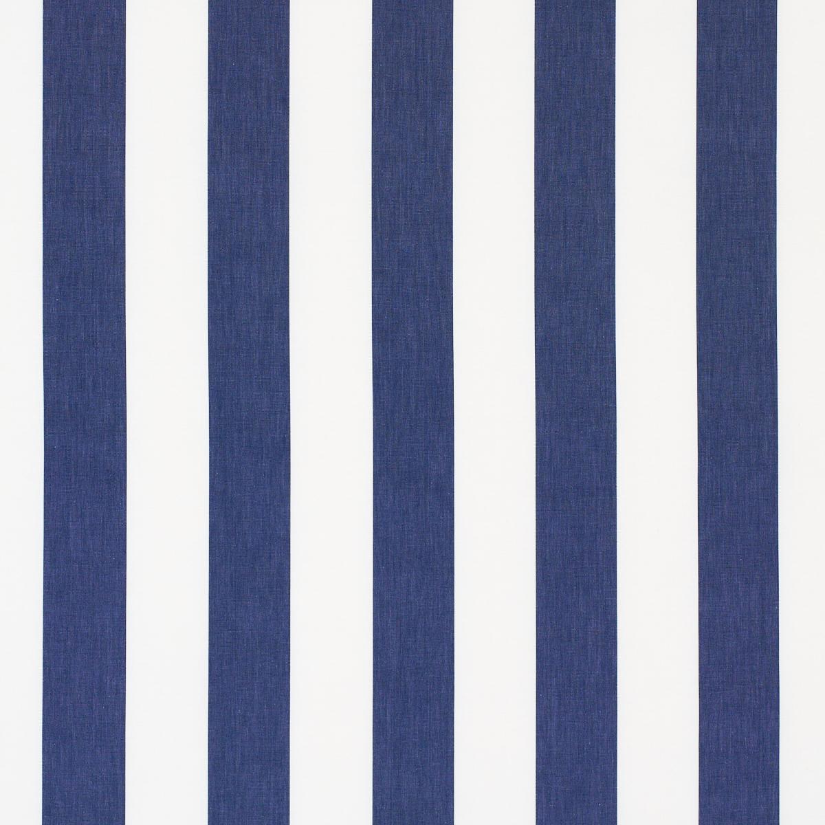 Schumacher Andy Stripe Navy Fabric