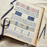 Schumacher Andy Stripe Navy Fabric