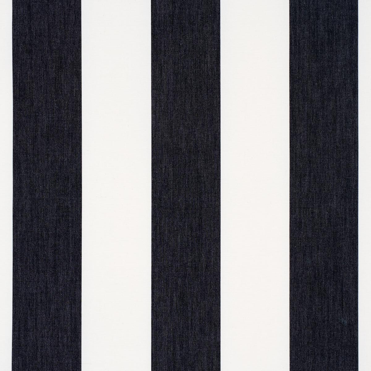 Schumacher Andy Stripe Black Fabric