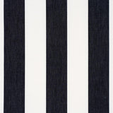 Schumacher Andy Stripe Black Fabric