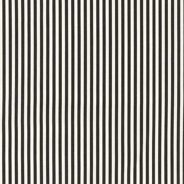Schumacher Brigitte Stripe Black Fabric