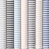 Schumacher Brigitte Stripe Black Fabric