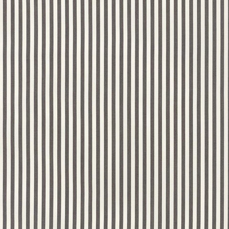 Schumacher Brigitte Stripe Charcoal Fabric