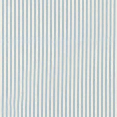 Schumacher Brigitte Stripe Sky Fabric