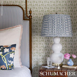 Schumacher Brigitte Stripe Sky Fabric