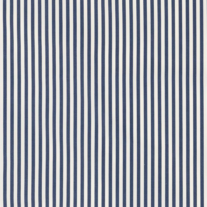 Schumacher Brigitte Stripe Navy Fabric