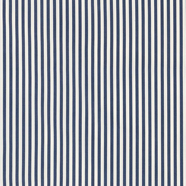 Schumacher Brigitte Stripe Navy Fabric