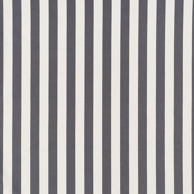 Schumacher James Stripe Charcoal Fabric