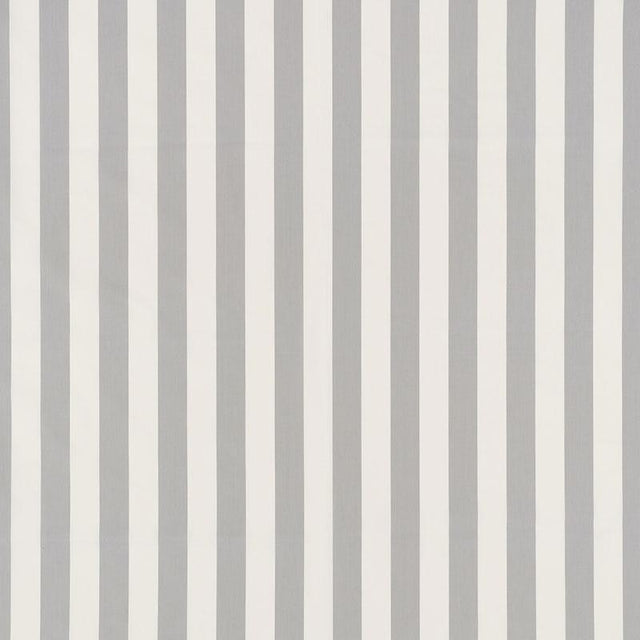 Schumacher James Stripe Grey Fabric