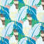 Schumacher Ananas Peacock Fabric