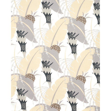 Schumacher Ananas Neutral Fabric