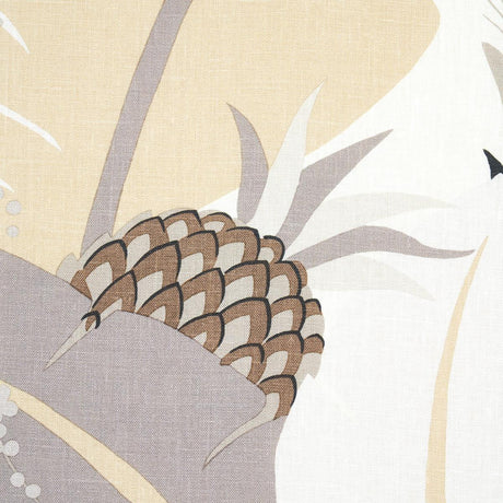 Schumacher Ananas Neutral Fabric