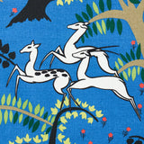 Schumacher Antelopes Cobalt Fabric
