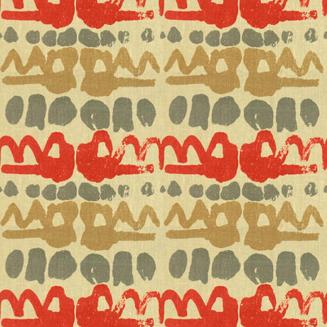 Lee Jofa ALTAMIRA RED/GREY Fabric