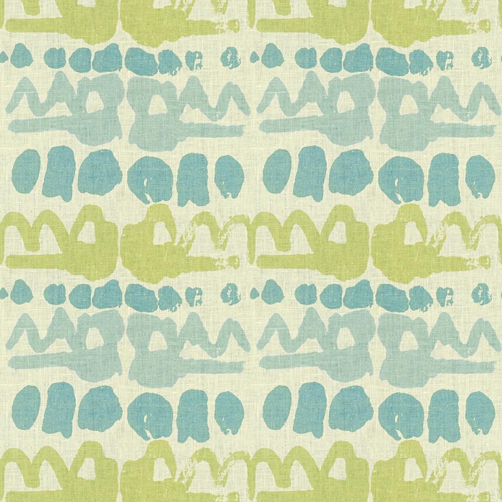 Lee Jofa ALTAMIRA LIME/BLUE Fabric