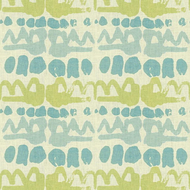 Lee Jofa ALTAMIRA LIME/BLUE Fabric